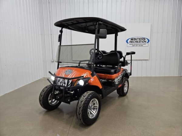 2018 Yamaha Drive 2 Gas Carb STREET READY Golf Cart, Harley Davidson