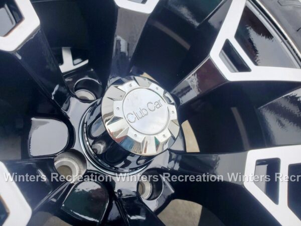 COMPLETE SET! 14" Atlas Gloss Black With 23" Desert Eagle Tire Wheel Assembly With Club Car Center Cap Set - Image 6