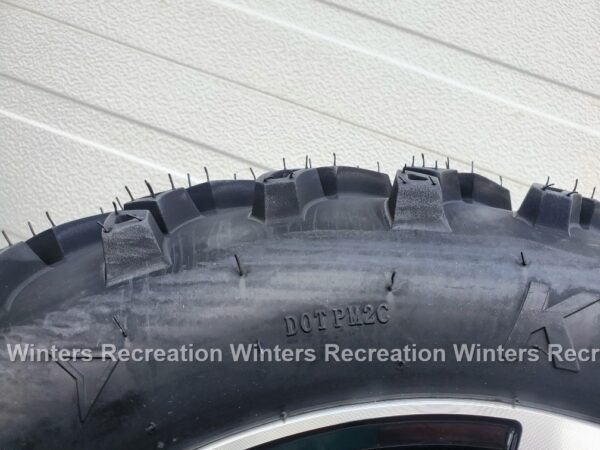COMPLETE SET! 14" Atlas Gloss Black With 23" Desert Eagle Tire Wheel Assembly With Club Car Center Cap Set - Image 9