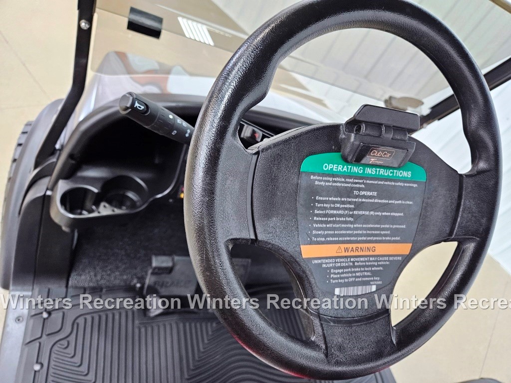 2021 Club Car Tempo Gas EFI STREET READY Golf Cart, Metallic Platinum -  Winters Recreation