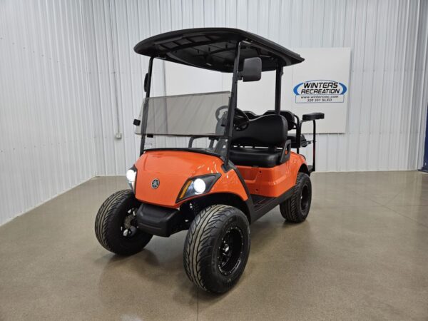 2018 Yamaha Drive 2 Gas Carb STREET READY Golf Cart, Orange