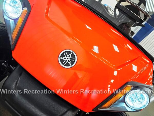 2018 Yamaha Drive 2 Gas Carb STREET READY Golf Cart, Orange - Image 2