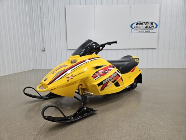 2008 Ski-Doo Mini Z 120 Snowmobile, Yellow - Winters Recreation