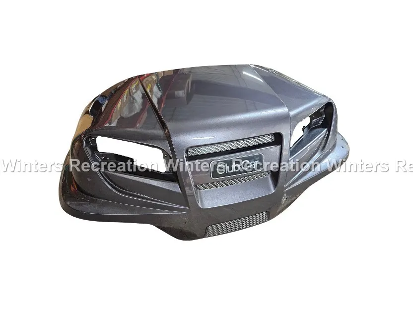 Club Car Onward, Front Cowl Panel, Midnight Silver Winters