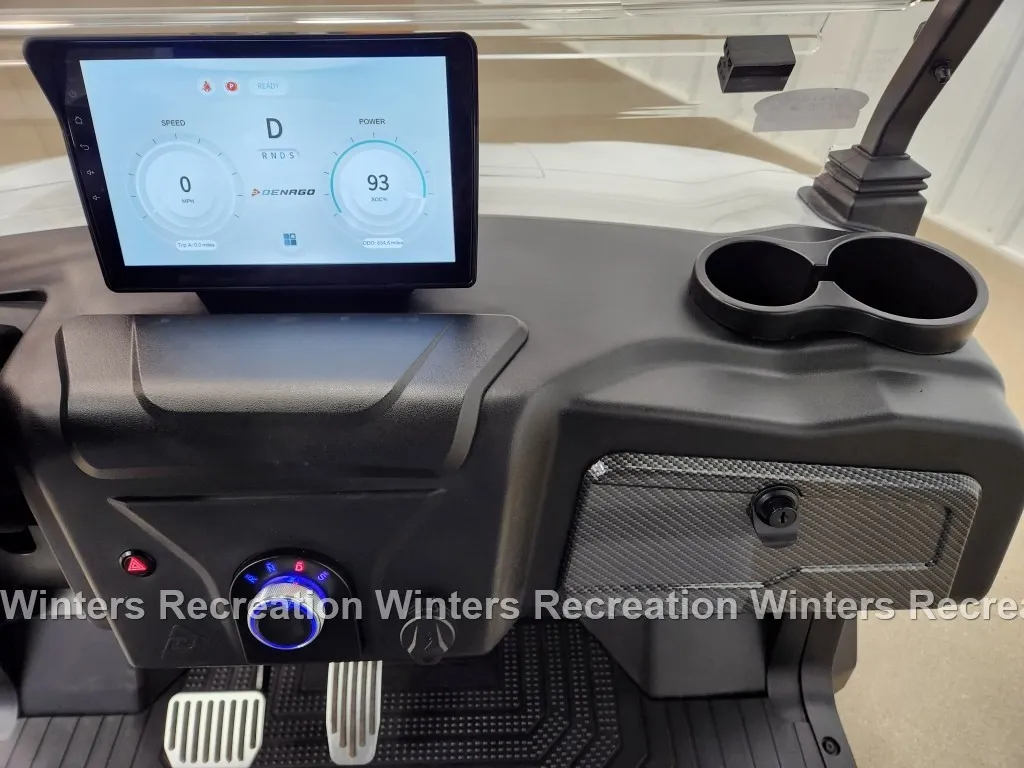 2024 Denago Rover XL Lithium Ion Golf Cart, White - Image 11