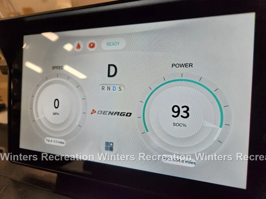 2024 Denago Rover XL Lithium Ion Golf Cart, White - Image 13