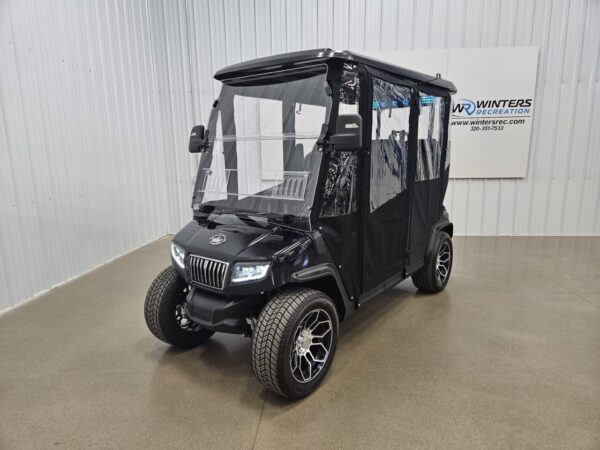 CUSTOM 2025 Evolution D5 Ranger Lithium Ion Golf Cart, Black Sapphire