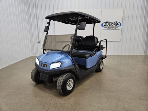 2020 Club Car Tempo Electric STREET READY Golf Cart, Ice Blue