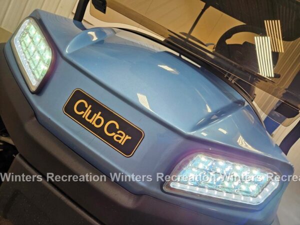 2020 Club Car Tempo Electric STREET READY Golf Cart, Ice Blue - Image 2
