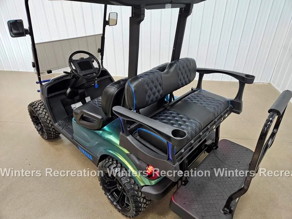 2016 Yamaha Drive Electric DELUXE STREET READY Golf Cart, Riptide Chameleon - Image 20