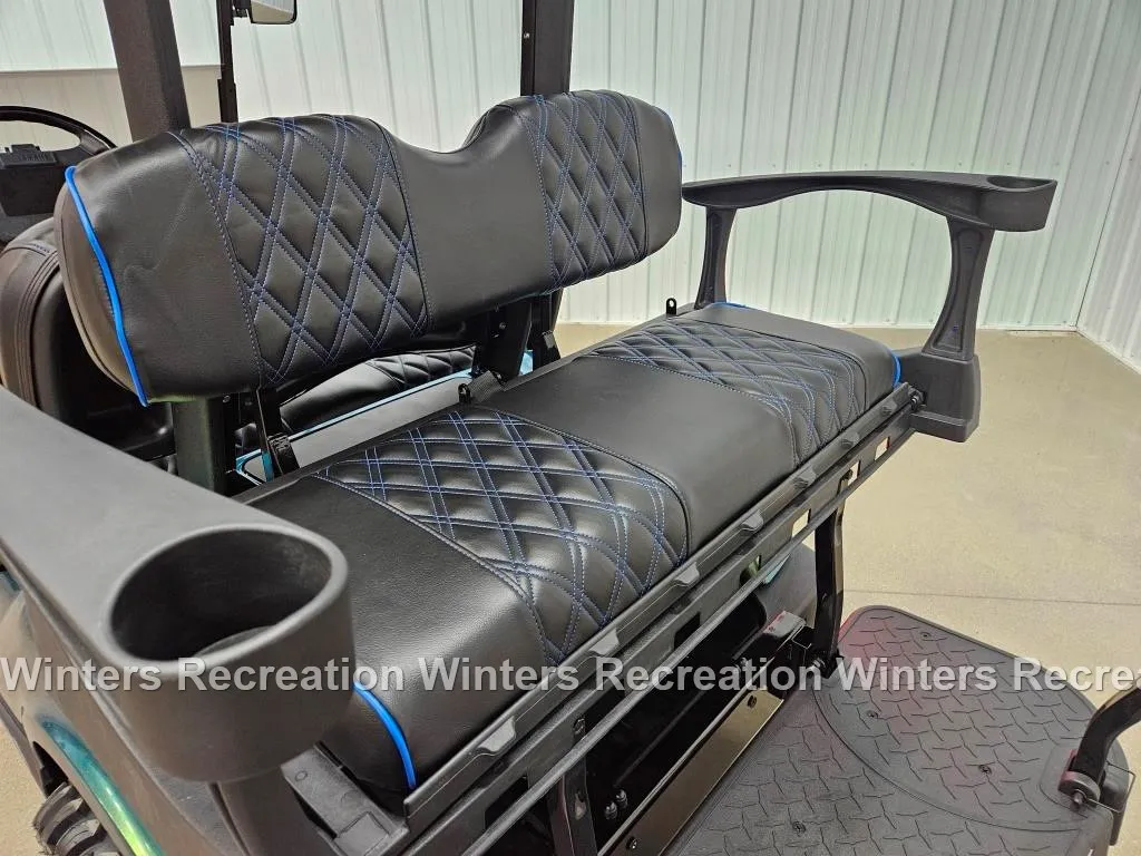 2016 Yamaha Drive Electric DELUXE STREET READY Golf Cart, Riptide Chameleon - Image 21