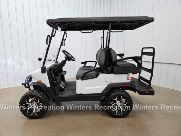 2025 Denago Nomad XL Lithium Ion Golf Cart, White - Image 3