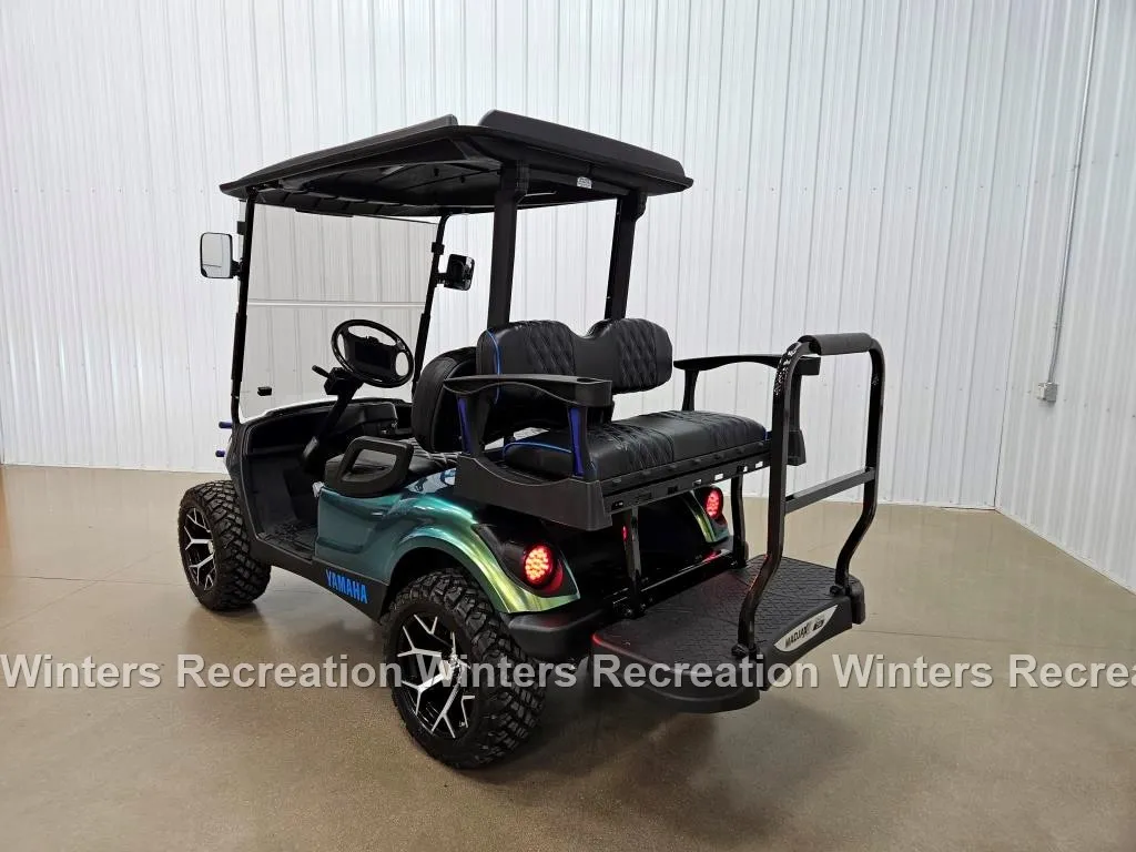 2016 Yamaha Drive Electric DELUXE STREET READY Golf Cart, Riptide Chameleon - Image 4