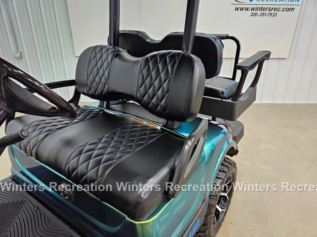 2016 Yamaha Drive Electric DELUXE STREET READY Golf Cart, Riptide Chameleon - Image 7
