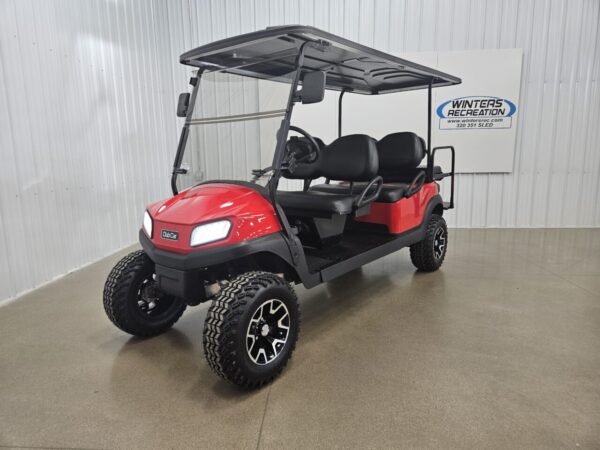 2021 Club Car Tempo Gas EFI STREET READY Golf Cart, Rally Red
