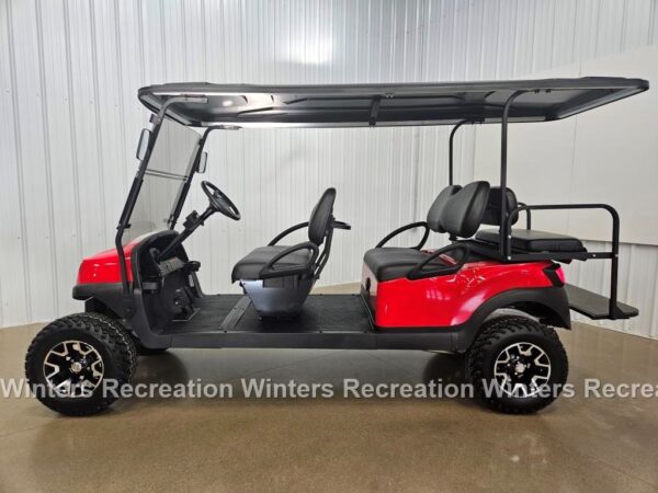2021 Club Car Tempo Gas EFI STREET READY Golf Cart, Rally Red - Image 3
