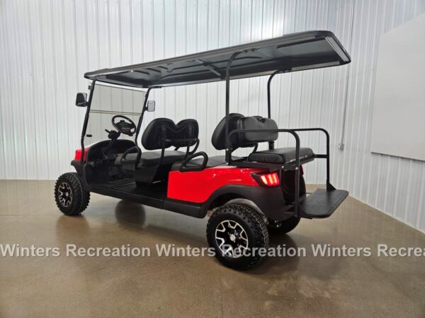2021 Club Car Tempo Gas EFI STREET READY Golf Cart, Rally Red - Image 4