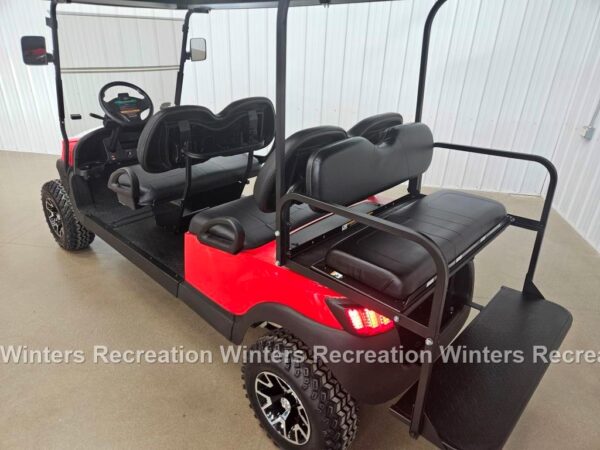 2021 Club Car Tempo Gas EFI STREET READY Golf Cart, Rally Red - Image 5