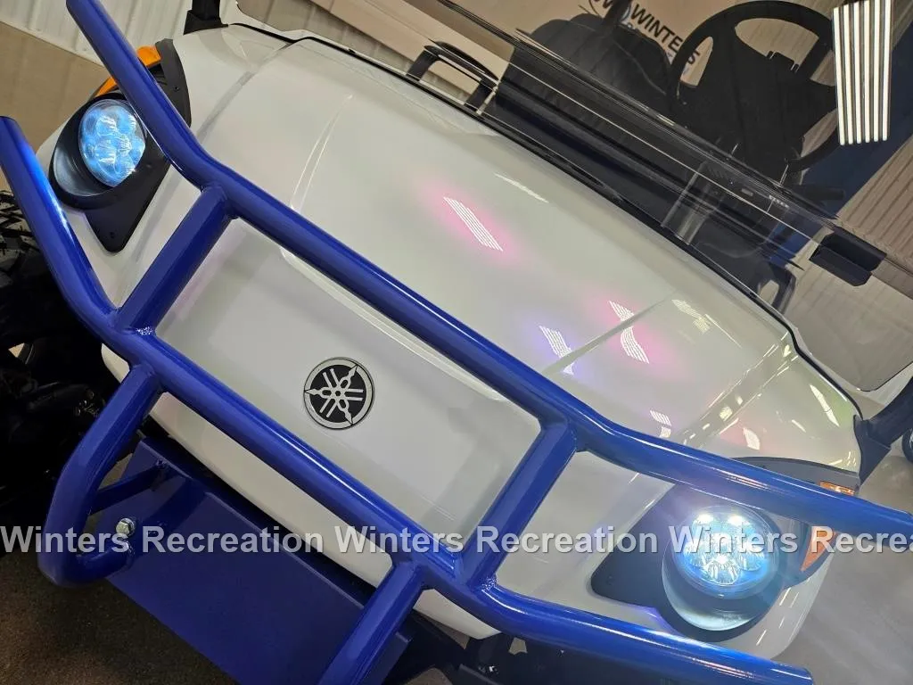 2016 Yamaha Drive Electric DELUXE STREET READY Golf Cart, Ghost White Chameleon - Image 2