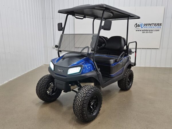 2020 Club Car Tempo Gas EFI STREET READY Golf Cart, True Blue & Magnetic Grey