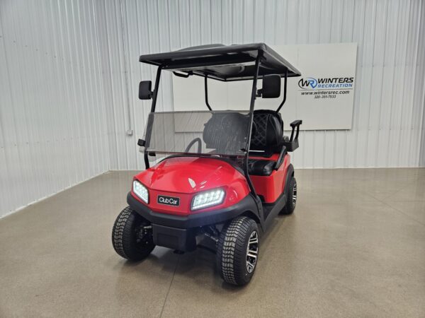 2020 Club Car Tempo Gas EFI SOUNDBAR DELUXE STREET READY Golf Cart, Rally Red