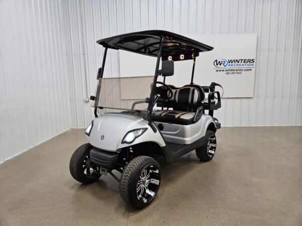 2013 Yamaha Drive Electric BAZOOKA Golf Cart, Silver