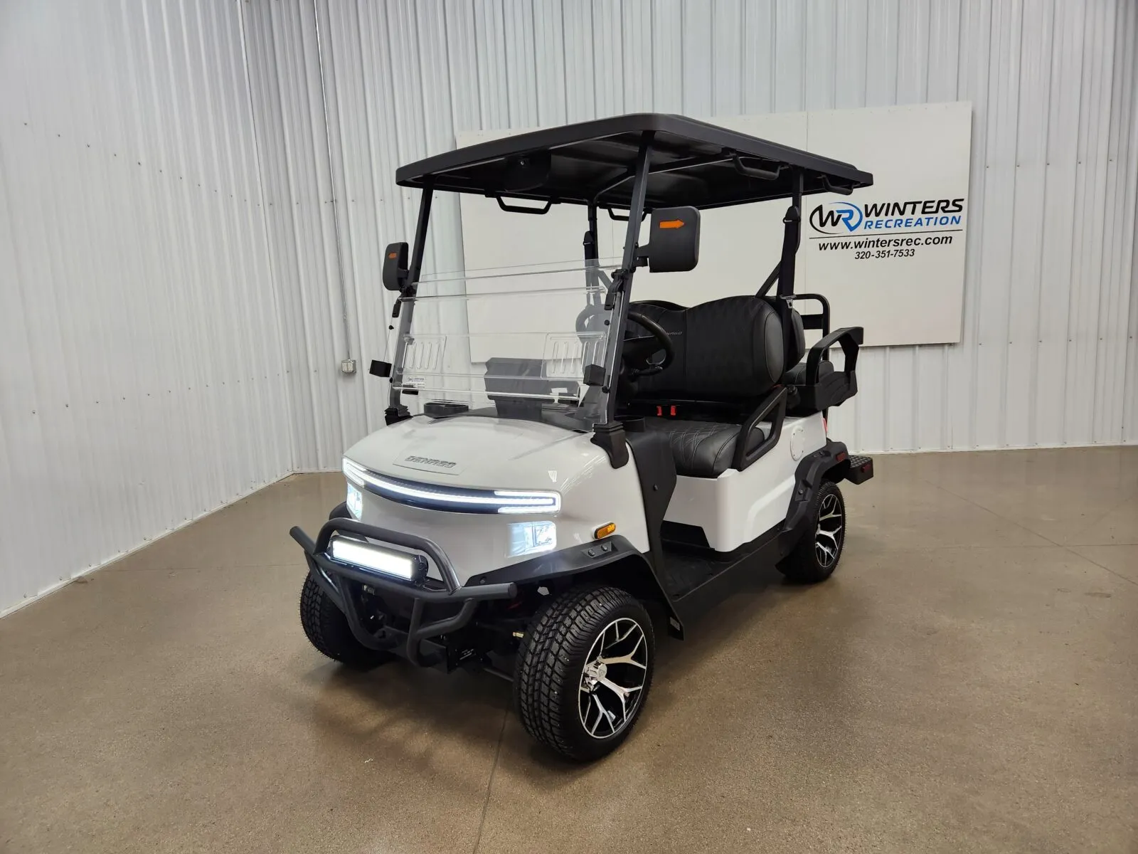 CUSTOM 2025 Denago Nomad Plus Lithium Ion Golf Cart, White