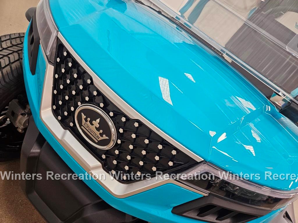 2025 Evolution D-Max GT6 Lithium Ion Golf Cart LSV, Sky Blue - Image 22