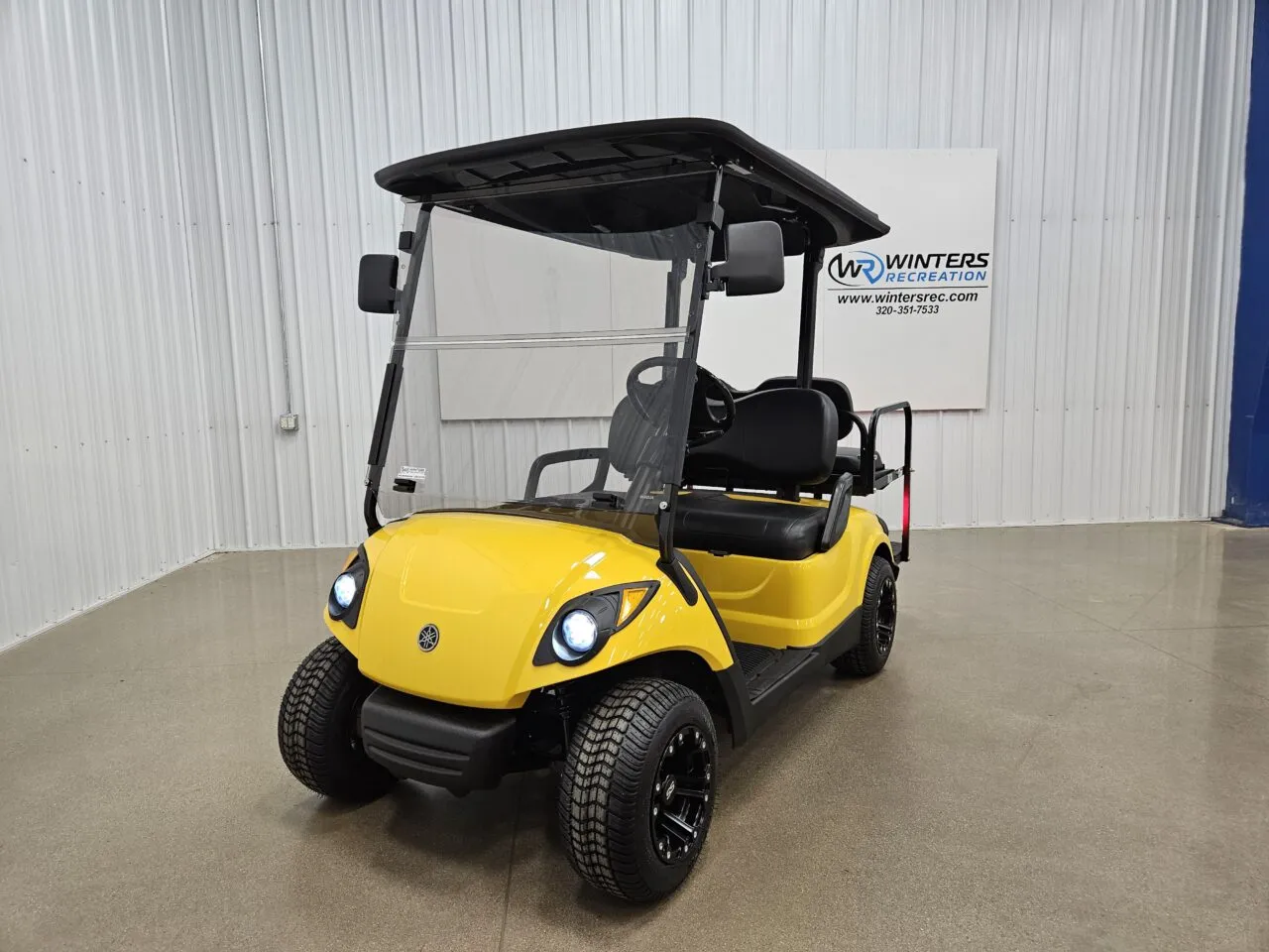 2016 Yamaha Drive Gas Carb STREET READY Golf Cart, Viper Yellow