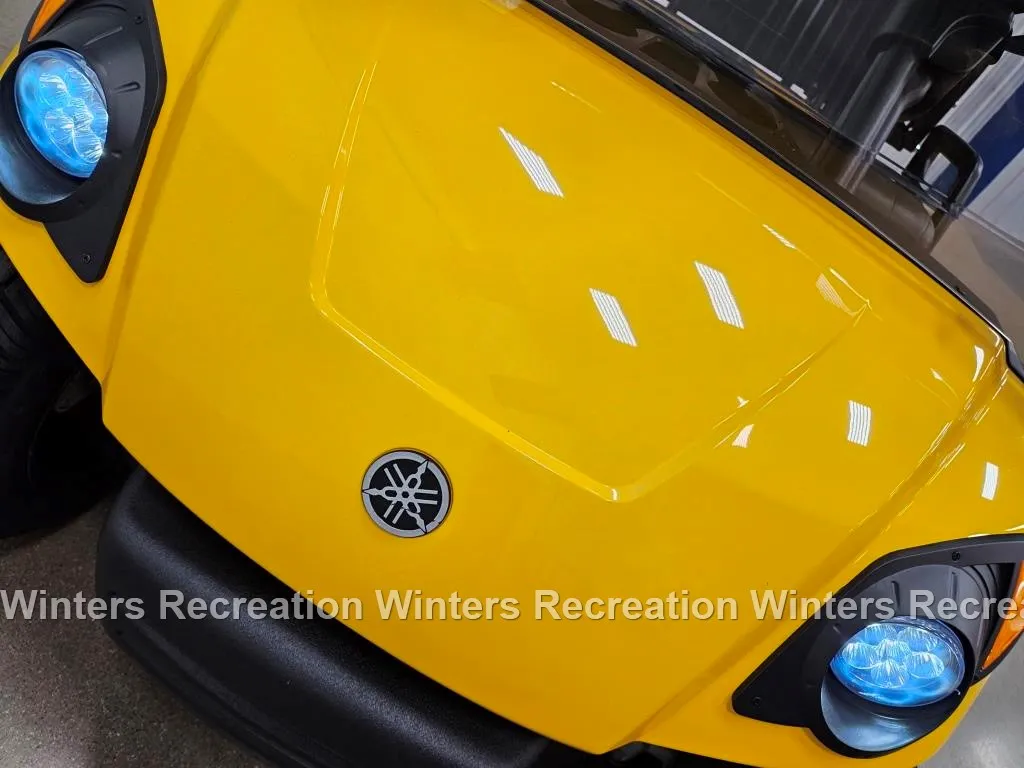 2016 Yamaha Drive Gas Carb STREET READY Golf Cart, Viper Yellow - Image 2