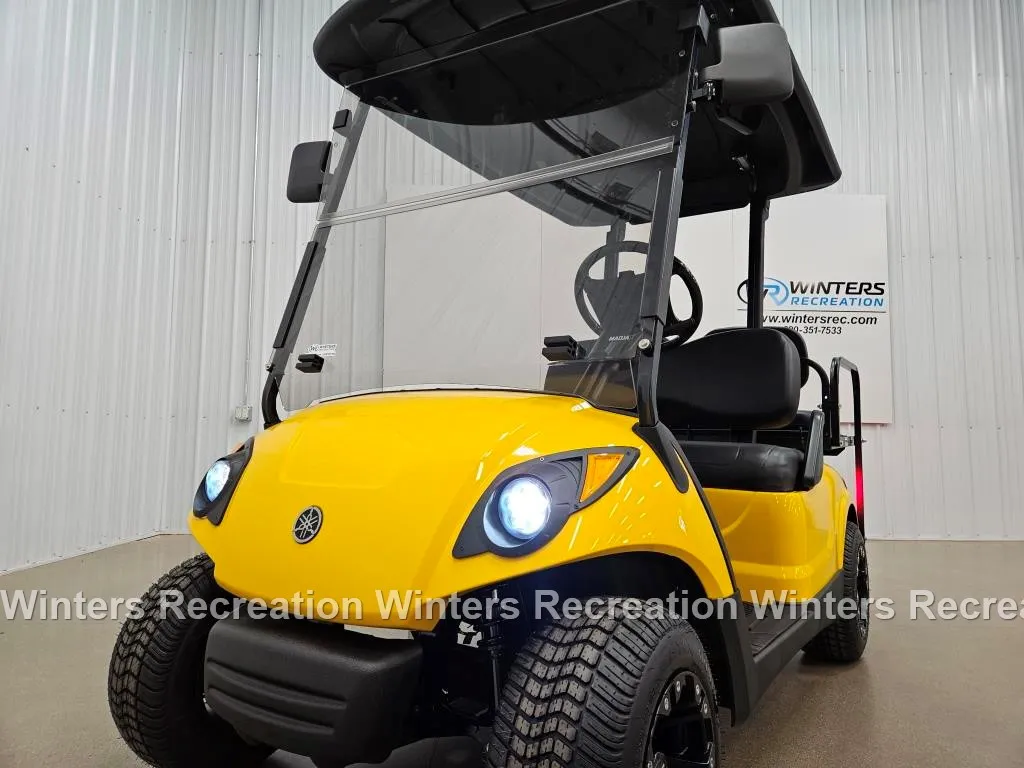 2016 Yamaha Drive Gas Carb STREET READY Golf Cart, Viper Yellow - Image 12