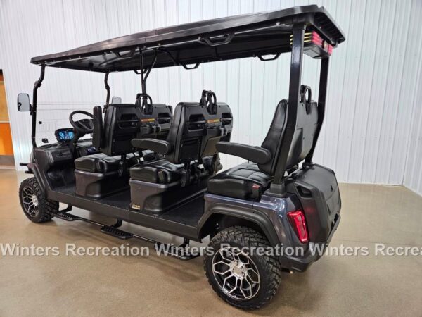 2025 Evolution D5 Maverick Lithium Ion Golf Cart, Arctic Grey - Image 4