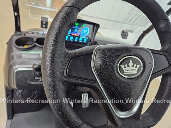 2025 Evolution D5 Maverick Lithium Ion Golf Cart, Arctic Grey - Image 11