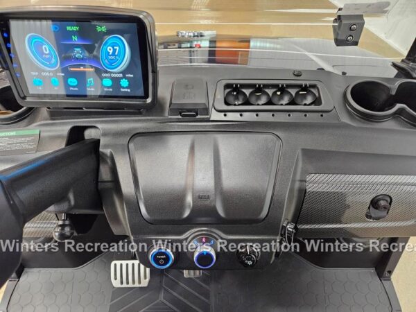 2025 Evolution D5 Maverick Lithium Ion Golf Cart, Arctic Grey - Image 12