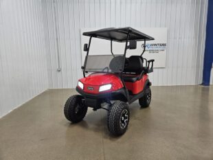 2021 Club Car Tempo Electric DELUXE STREET READY Golf Cart, Rally Red