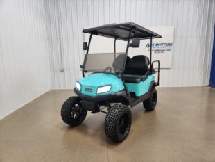 2020 Club Car Tempo Electric STREET READY Golf Cart, Tiffany Aqua