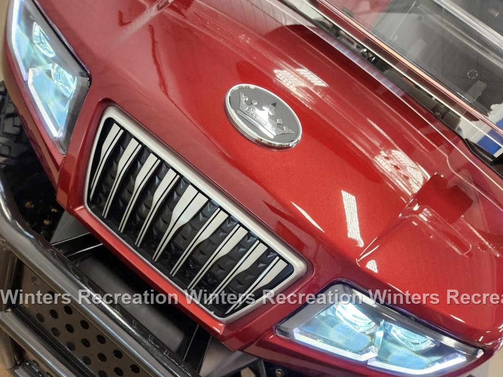 2025 Evolution D5 Maverick Lithium Ion Golf Cart, Flamenco Red - Image 2