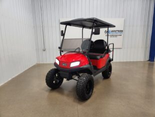 2020 Club Car Tempo Electric STREET READY Golf Cart, Rally Red
