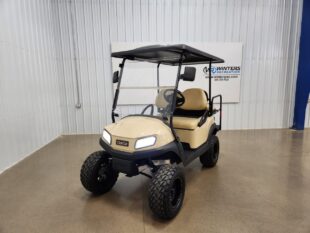 2020 Club Car Tempo Electric STREET READY Golf Cart, Beige