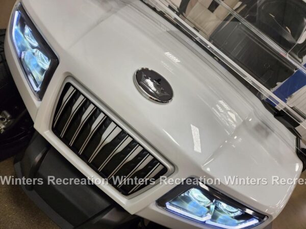 2025 Evolution D5 Ranger 2+2 Lithium Ion Golf Cart, Pearl White - Image 2