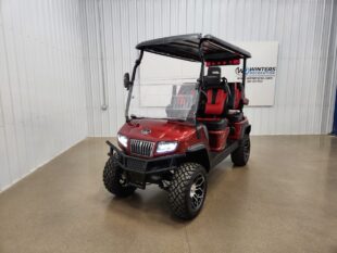 2025 Evolution D5 Maverick Lithium Ion Golf Cart, Flamenco Red