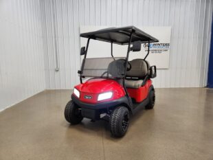 2020 Club Car Tempo Electric STREET READY Golf Cart, Rally Red
