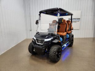 2025 Evolution D-Max XT4 Lithium Ion Golf Cart LSV, Black Sapphire