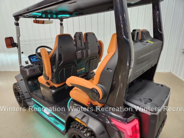 2025 Evolution D-Max XT4 Lithium Ion Golf Cart LSV, Black Sapphire - Image 5