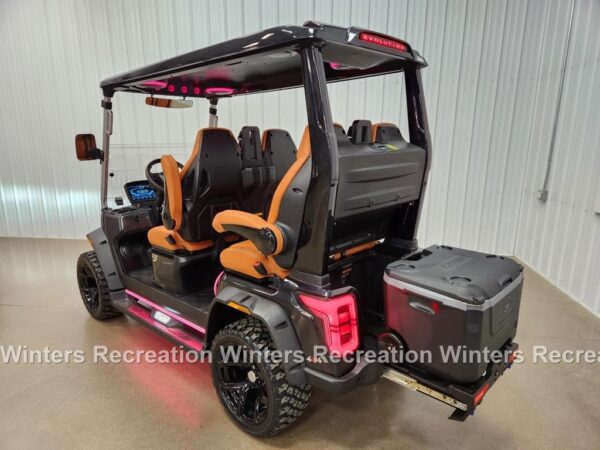 2025 Evolution D-Max XT4 Lithium Ion Golf Cart LSV, Black Sapphire - Image 6