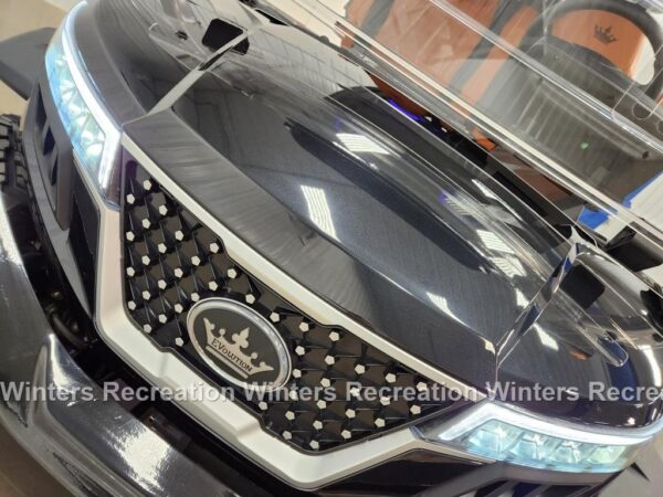 2025 Evolution D-Max XT4 Lithium Ion Golf Cart LSV, Black Sapphire - Image 2