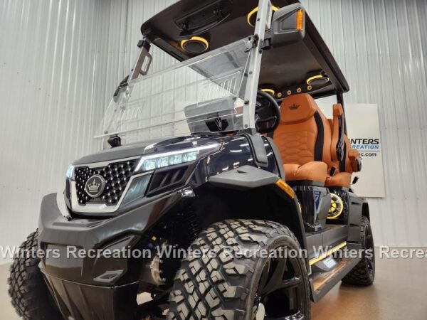 2025 Evolution D-Max XT4 Lithium Ion Golf Cart LSV, Black Sapphire - Image 21