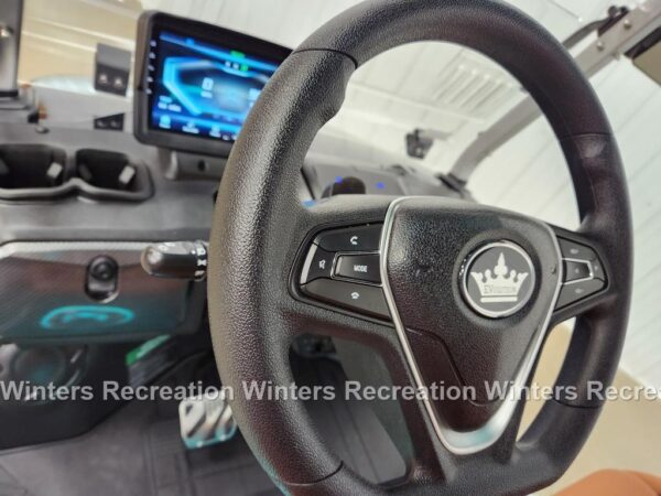 2025 Evolution D-Max XT4 Lithium Ion Golf Cart LSV, Black Sapphire - Image 12