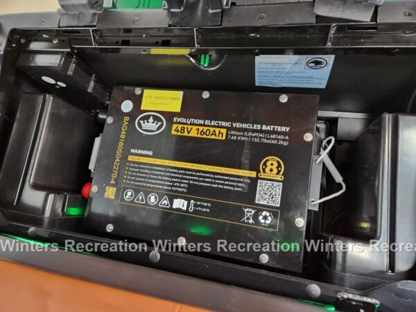 2025 Evolution D-Max XT4 Lithium Ion Golf Cart LSV, Black Sapphire - Image 23