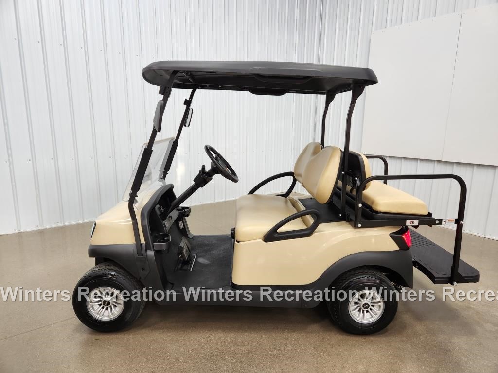 2020 Club Car Tempo Electric STREET READY Golf Cart, Beige - Image 3